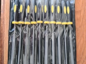 Needle File Set Precision file set - 10 Pack in Seaview