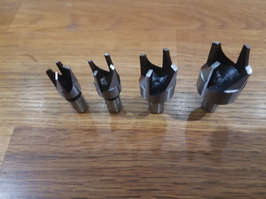 4pc round claw Type Wooden Plug Cutter Drill Bit in Seaview