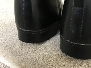 Aigle Black Rubber Riding Boots in Ventnor