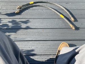 Gas cooker connection hoses in Cowes