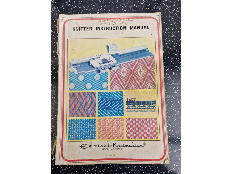 Knitting machine books wanted