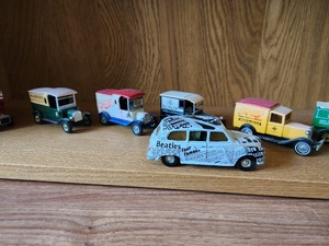 Toy car collectors in Newport