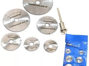 7pc Woodworking Metal Cutting Blade Electric Drill Circular Saw Blade Set in Seaview