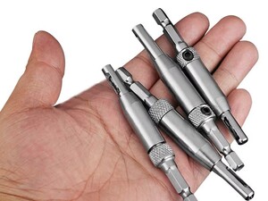 Set of 4 Automatic Center Drill Bit Set Self Centering Hinge Pilot Hole  in Seaview