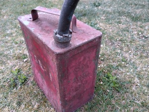 Old oil can BP Branded  in Sandown