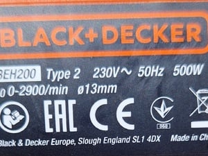 Black & Decker Hammer Drill Drills