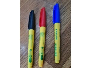 3 Pc Marker Pen Set Deep Hole Marking Black Blue and Red in Seaview