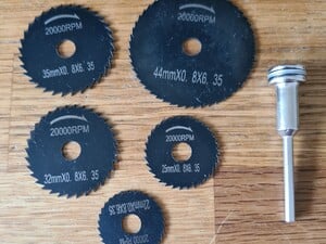6pcs High Speed Steel Circular Saw Blade Set for Drill in Seaview