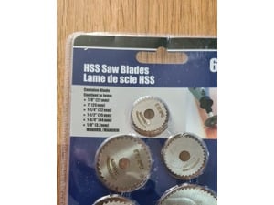 6 Piece Saw Blade and Mandrill Set in Seaview