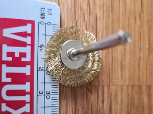 Set of 12 Wire Brushes Steel and Brass for Dremel Type Machines  in Seaview