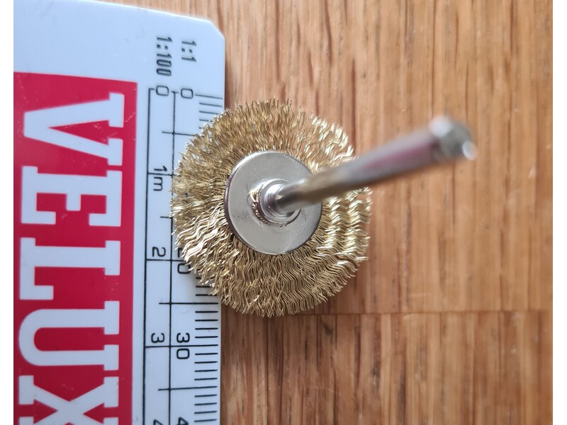 Set of 12 Wire Brushes Steel and Brass for Dremel Type Machines  in Seaview