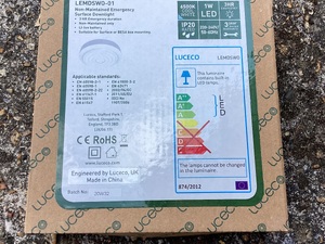 10 left…Luceco LED Emergency Lights Other Electronics
