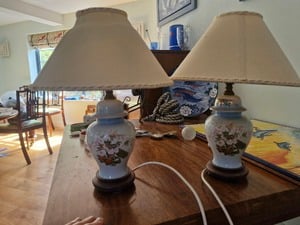 Pair of table lamps in Cowes