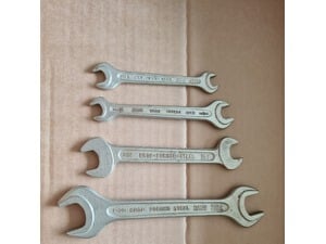 4 x Vintage Af Combination Open Ended Spanners West Germany some unusual sizes in Seaview