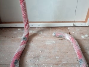 Fire Extinguisher Stand to hold a CO2 fire extinguisher in Shanklin