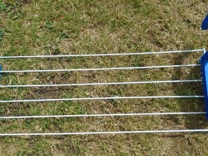 Drying rack for clothes/towels etc - locates onto any open window - easy fit & removal. in Sandown