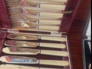 FISH KNIVES AND FORKS  in Totland Bay