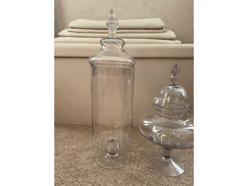 Apothecary glass jars in Seaview