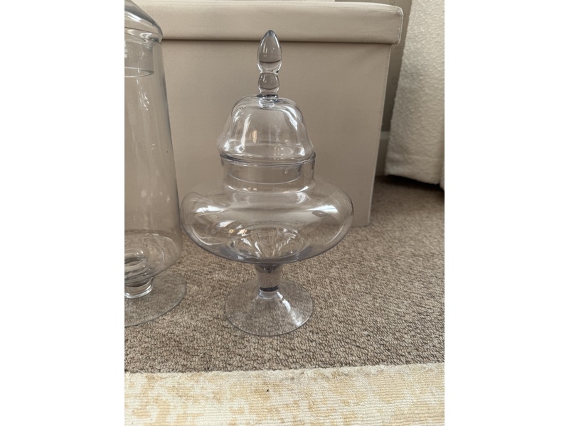 Apothecary glass jars