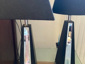 Stylish lamps x2 in Cowes