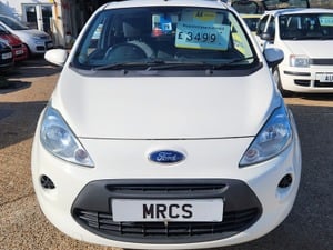 FORD KA 'EDGE WHITE EDITION' - 2012 - 62 PLATE ISLAND REG ONLY DONE 68,852 MILES FROM NEW.