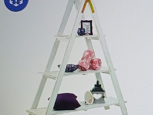 Heritage White 3 Tier Ladder Unit/A Frame.