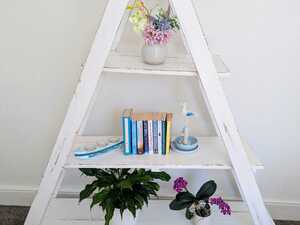 Heritage White 3 Tier Ladder Unit/A Frame. in Cowes
