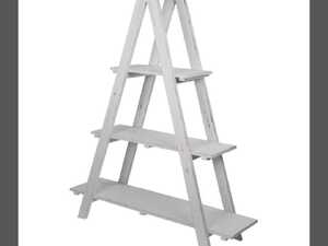 Heritage White 3 Tier Ladder Unit/A Frame. Display Units in Cowes