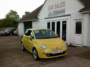 2009/09 Fiat 500 Pur-o2 £2,995