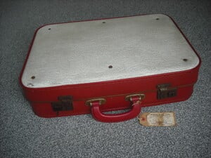 Old Suitcase Picnic Hamper in Shanklin
