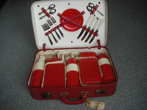 Old Suitcase Picnic Hamper
