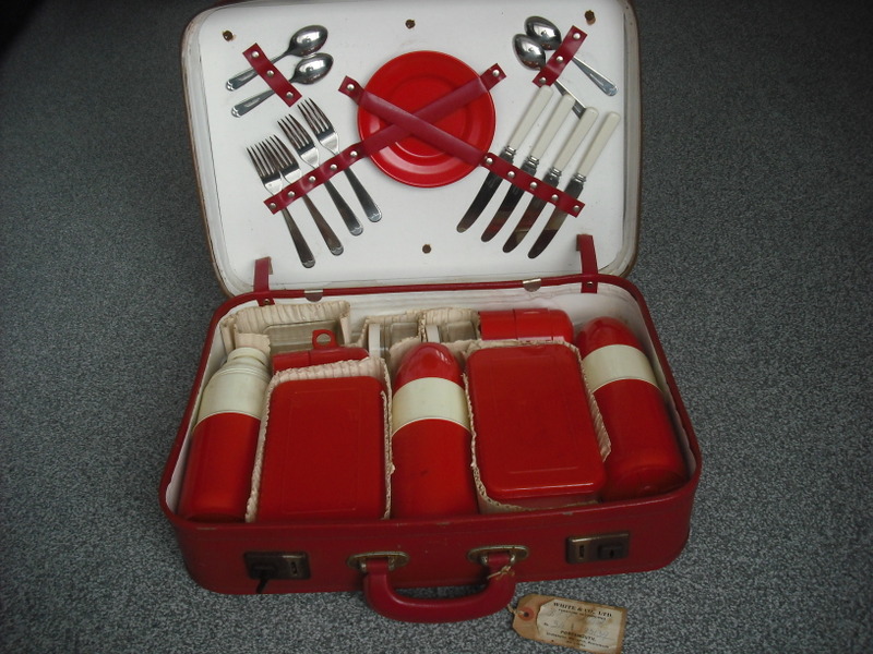 Old Suitcase Picnic Hamper