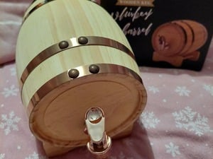 Wooden keg whiskey barrel in Ryde