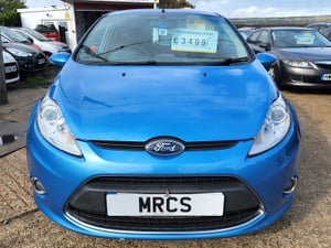 FORD FIESTA '1.4 ZETEC' MODEL - 2011 - 11 PLATE IN VISION BLUE METALLIC - GOOD HISTORY CAM BELT JUST BEEN DONE.