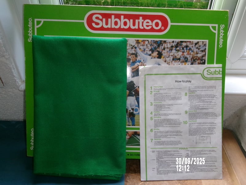Subbuteo Table football game.