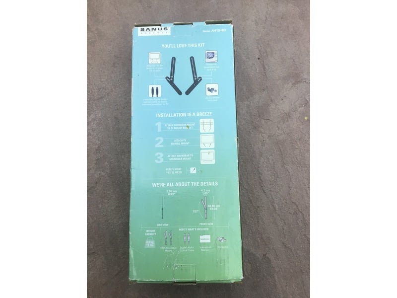 Sanus soundbar mount starter kit unused and boxed