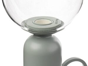REDUCED!! Ikea ASKMULLER Vintage-Style Table Lamp with Glass Shade, Sage Green, Built-In Dimmer in Freshwater