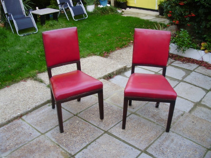 Pair of chairs.