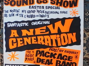1968 Regal Ballroom Minehead gig poster in Ryde