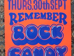 1971 Rock Candy gig poster Penny Farthing club in Ryde