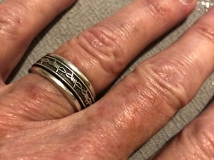 Ring silver 925 worn once  in Shanklin