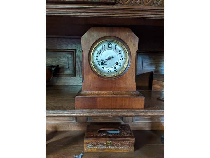 Selection of mechanical wooden clocks. in East Cowes