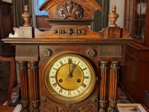 Selection of mechanical wooden clocks. in East Cowes