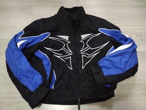Hein Gericke Bike Jacket in black with blue and white, size XS in East Cowes