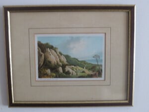 Pair of Framed Brannon Prints in excellent condition in Ventnor