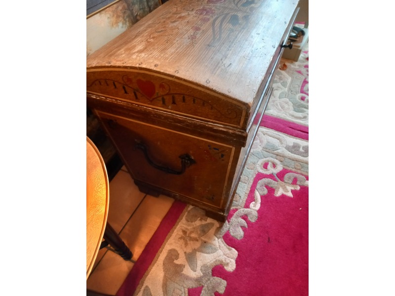 Domed handpainted chest Furniture