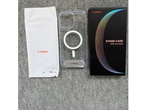 Torras iPhone 16 promax  phone case with stand in Freshwater