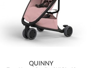 Quinny Xpress pink stroller/buggy with seat liner in Newport