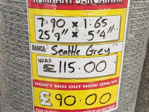 Seattle Grey - 7.90 x 1.65 in Newport