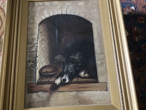 Painting of Dog in Newport
